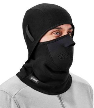 ERGODYNE N-FERNO 6827 2-PC FLEECE/NEOPRENE HARD HAT LINER BALACLAVA