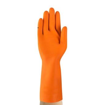 ANSELL HEAVYWEIGHT FLOCKLINED NATURAL LATEX RUBBER #208