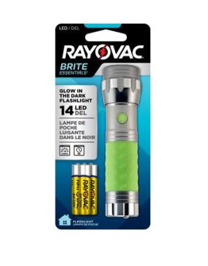 VALUE BRIGHT 14 LED GLOW IN THE DARK LIGHT FLASHLIGHT