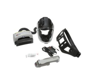 3M VERSAFLO TR-600-HIK POWERED AIR PURIFYING RESPIRATOR HEAVY INDUSTRY KIT WITH M-307 HARDHAT & VISOR