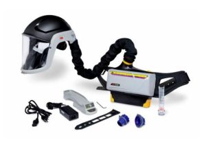 3M VERSAFLO TR-800-HIK INTRINSICALLY SAFE POWERED AIR PURIFYING RESPIRATOR HEAVY INDUSTRY KIT WITH M-307 HARDHAT & VISOR