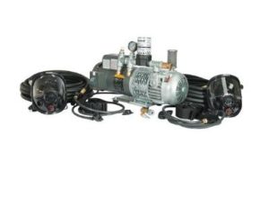 NORTH AMBIENT 1.5HP AIR KIT 2 PEOPLE WITH  2X50FT HOSE AND 2X 7600 FULL FACE MASKS