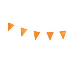 PENNANT SAFETY FLAG STRINGS FOR POWERLINE VISUAL 60FT ORANGE