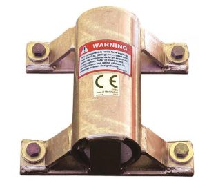 ADVANCED WALL MOUNT ZINC PLATED MILD STEEL CONSTRUCTION SLEEVE BASE WITH PVC INNER SLEEVE FOR VERTICAL CONCRETE OR STEEL STRUCTURES
