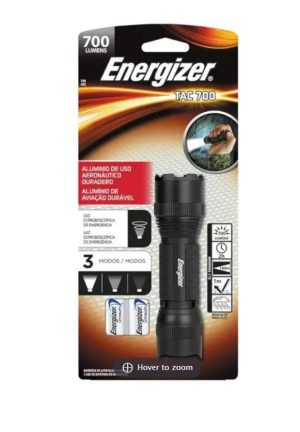 ENERGIZER TAC-700 LUMEN VISION HD TACTICAL METAL FLASHLIGHT
