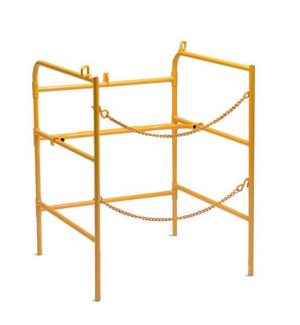 ALLEGRO 9401-05 42"L X 42"W X 42 1/2"H MANHOLE GUARD RAIL SYSTEM WITH SAFETY CHAIN